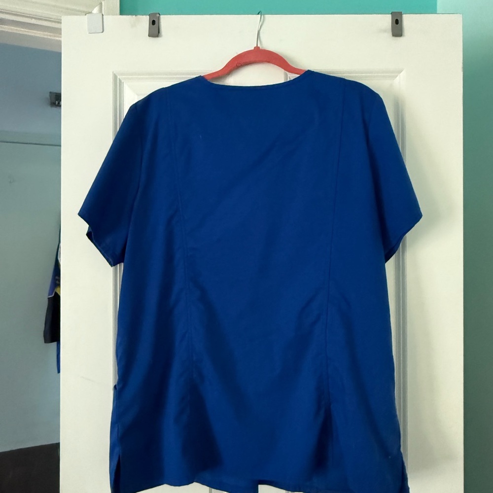 Cherokee Revolution Royal Blue Workwear Scrub Set XL - Picture 4 of 7